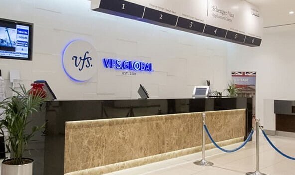 دفتر VFS global در تهران