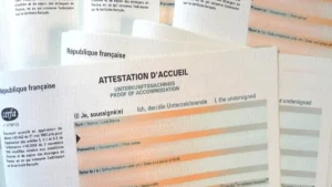 دعوت نامه فرانسه